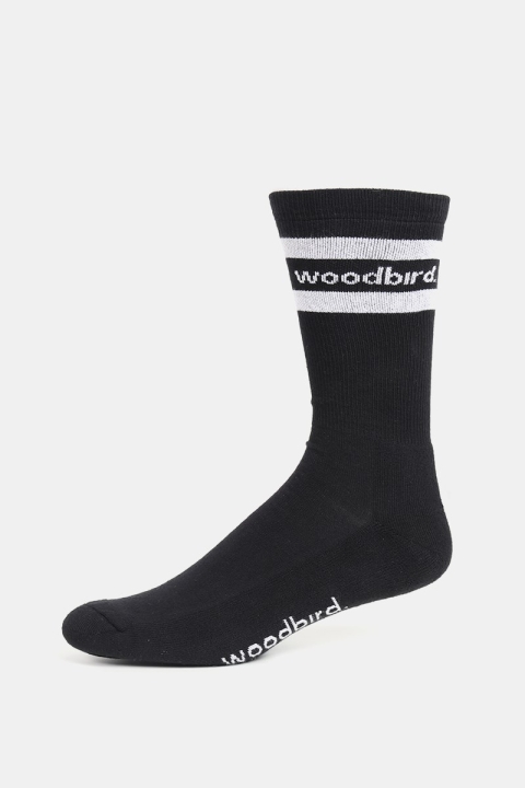 WoodBird Sports Chaussettes Black