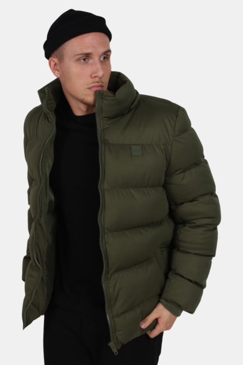 Urban Classics Hooded Boxy Puffer Veste Olive