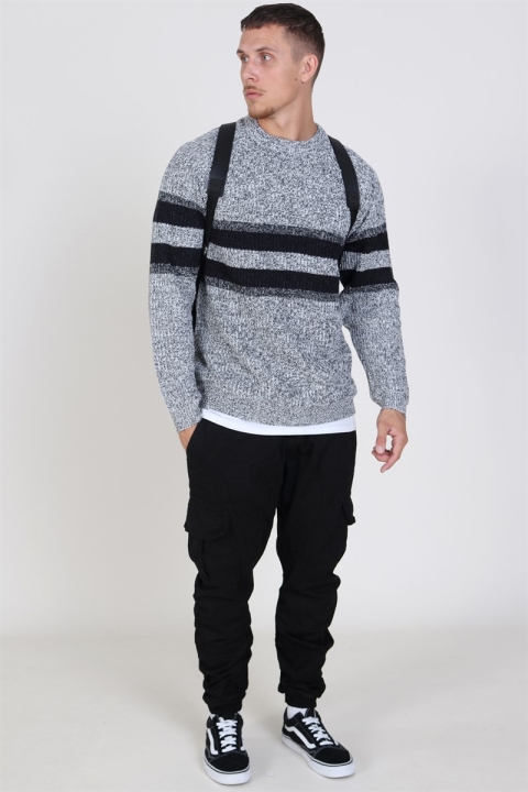 Only & Sons Cesco 5 Struc Stripe Tricot Cloud Dancer