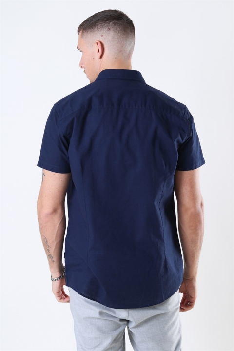 Solid Bill BD Lin Chemises Insignia Blue