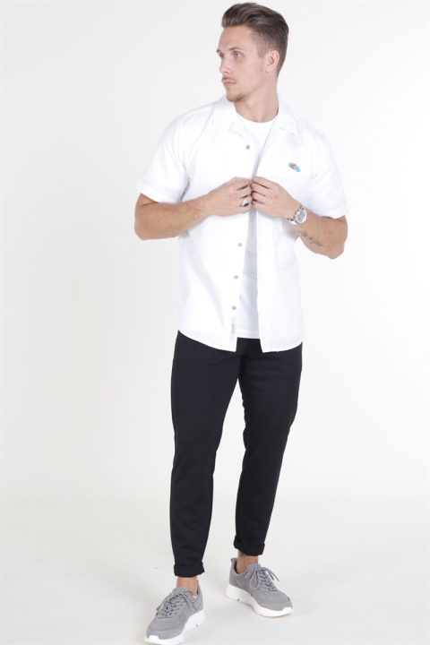 Only & Sons Travis SS Reverse Thin Oxford Chemises White