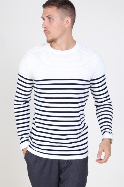 Kronstadt Link Stripe Tricot Off White/navy