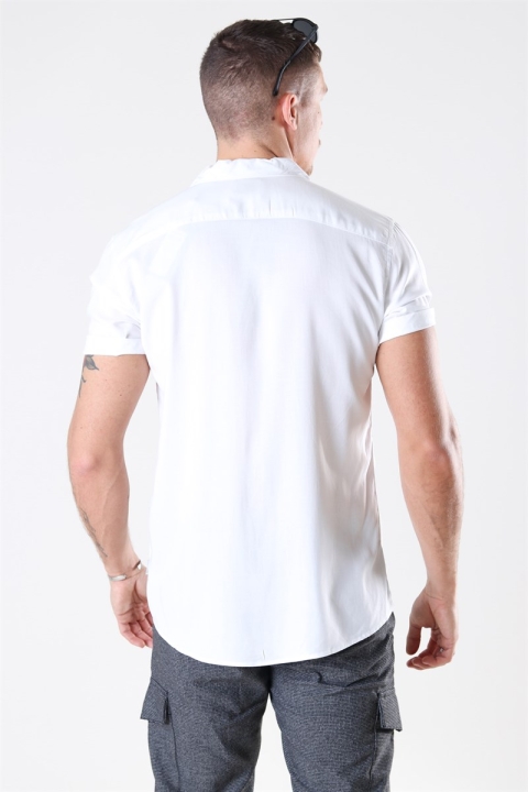Only & Sons Silo Solid Viscose Chemises White