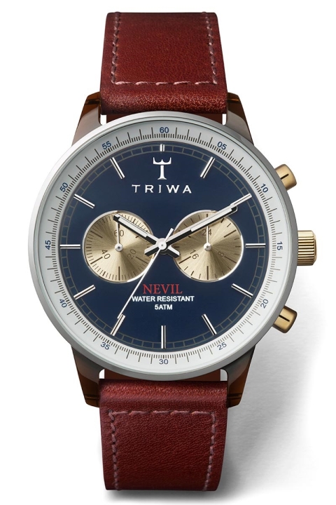 Triwa Duke Nevil Montres Cognac Sewn Classic