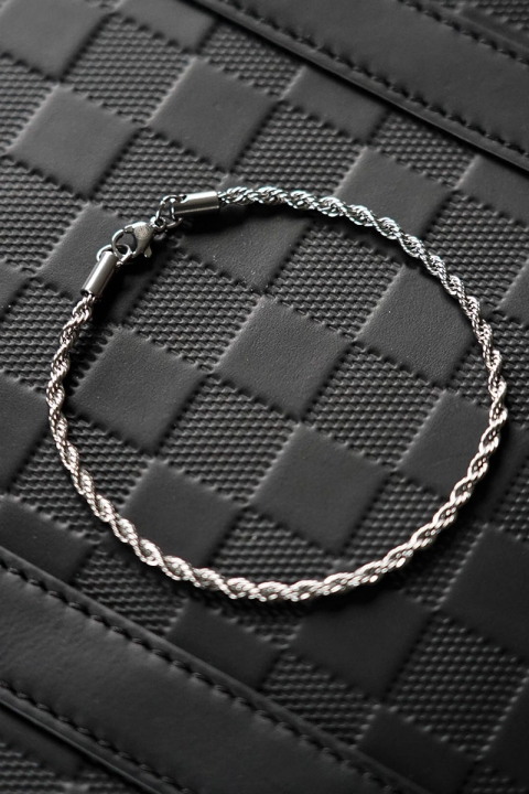Northern Legacy Rope Bracelet Sølvtonet