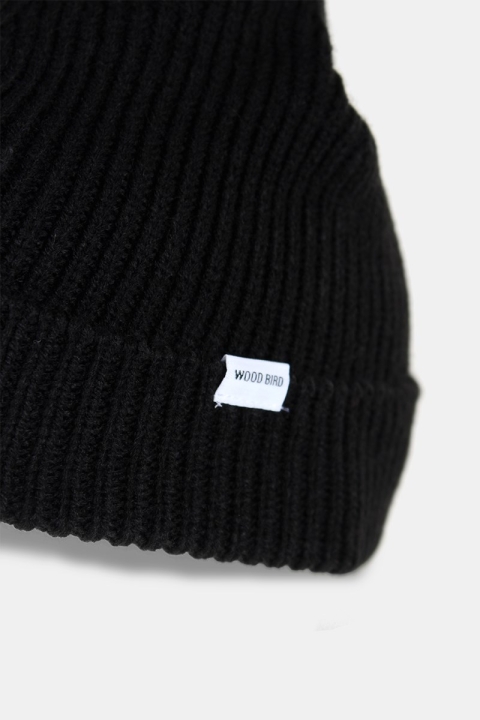 WoodBird Nico Skate Bonnet Black
