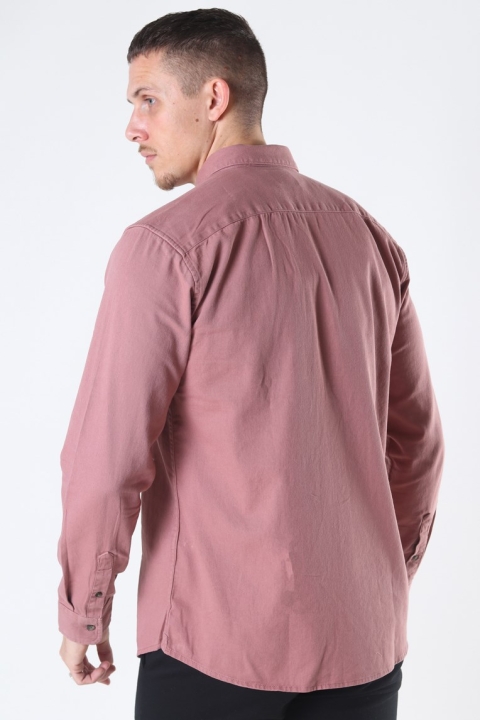 Only & Sons Bryce Life LS Reg Organic Chemises Burlwood