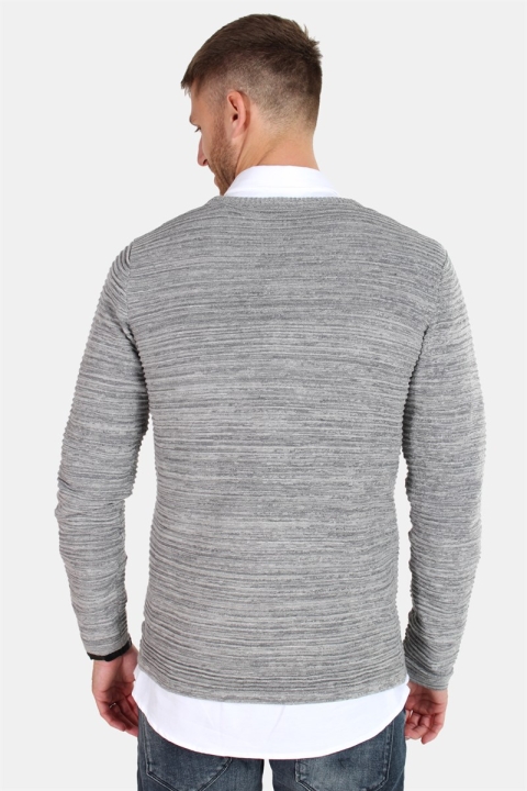 Solid Struan Tricot Grey Melange