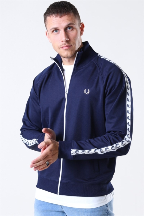 Fred Perry Taped Track Veste Carbon Blue