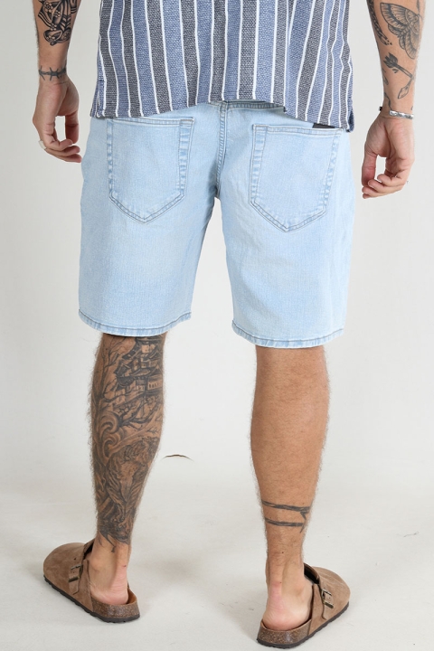 ONLY & SONS Weft Denim Shorts Light Blue Denim
