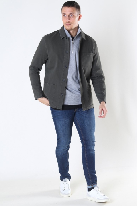 Clean Cut Copenhagen Lake Stretch Chemises LS Army