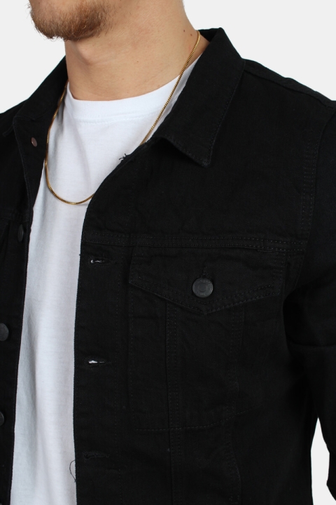 Just Junkies Depart Black Snake Denim Veste Black