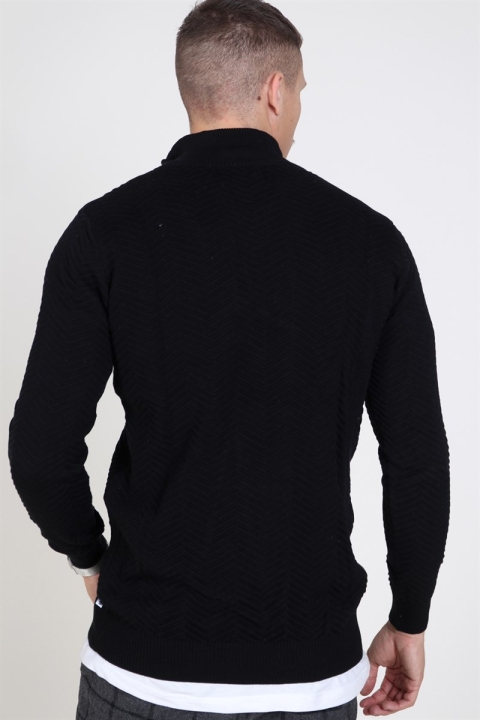 Kronstadt Carlo Half Zip Tricot Black