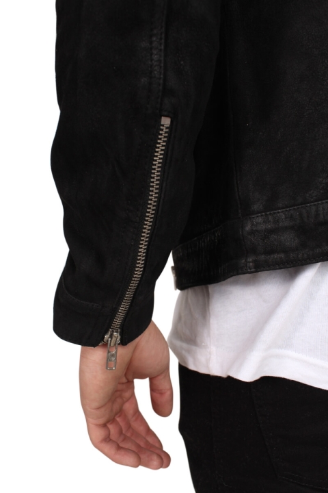 Just Junkies Rolf Suede Veste Black