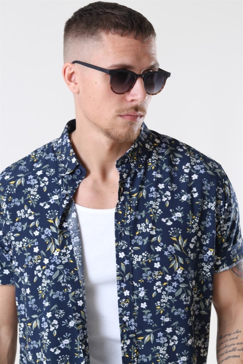 Kronstadt Johan Exotic S/S Chemises Navy 6
