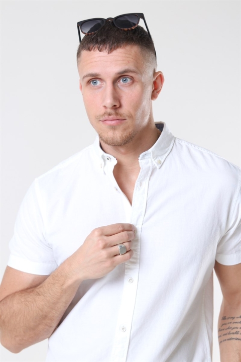 Jack & Jones Summer Chemises S/S White