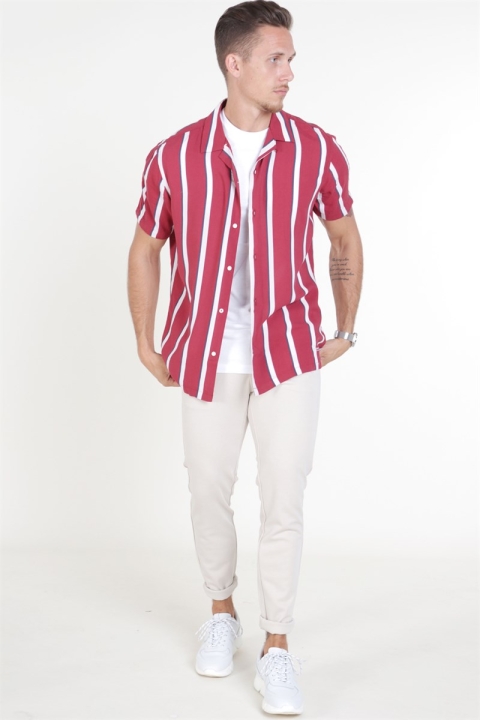Jack & Jones Rayden Resort Chemises S/S Ketchup