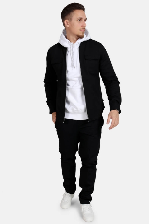 Clean Cut Pocket Jersey Veste Black