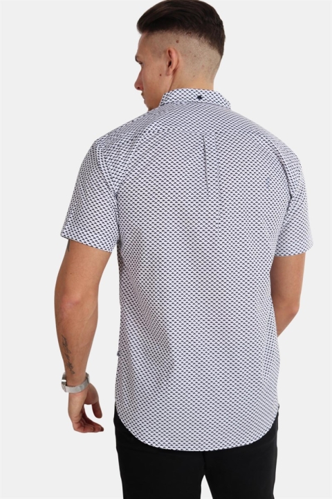 Kronstadt Johan Dolphin S/S Chemises White/Navy
