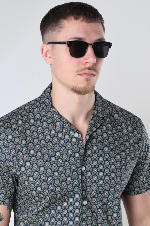 Fashion Clubmaster 2523 Solbriller Sort/Argent