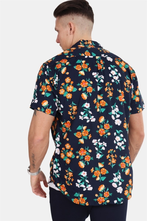 Kronstadt Johan Exotic S/S Chemises Navy 10
