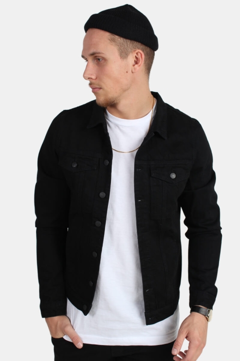Just Junkies Depart Black Snake Denim Veste Black