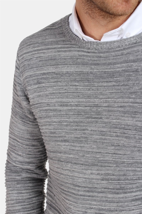 Solid Struan Tricot Grey Melange