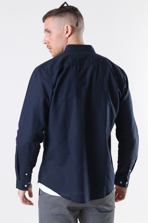 Clean Cut Copenhagen Cotton Linen Chemises Navy