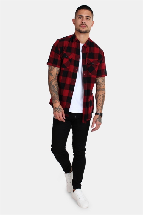 Only & Sons Gudmund SS Chemises Merlot