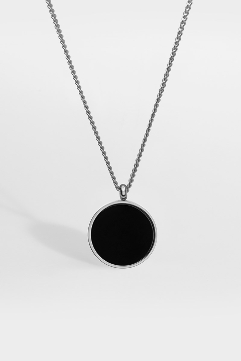 Northern Legacy Black Onyx Colliers Silver