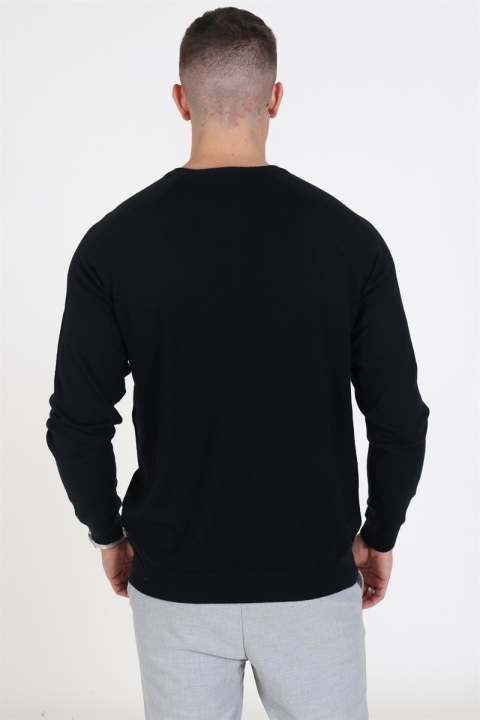 Only & Sons Mikkel Soft Crew Raglan Tricot Black