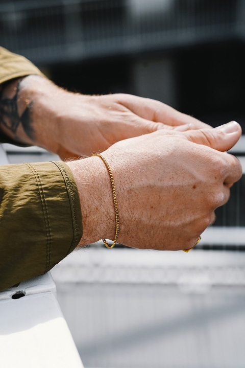 Northern Legacy Minimal Sequence Bracelet Guld