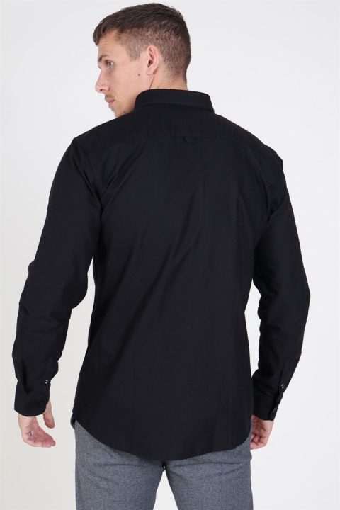 Only & Sons Oliver Organic Oxford Chemises Black