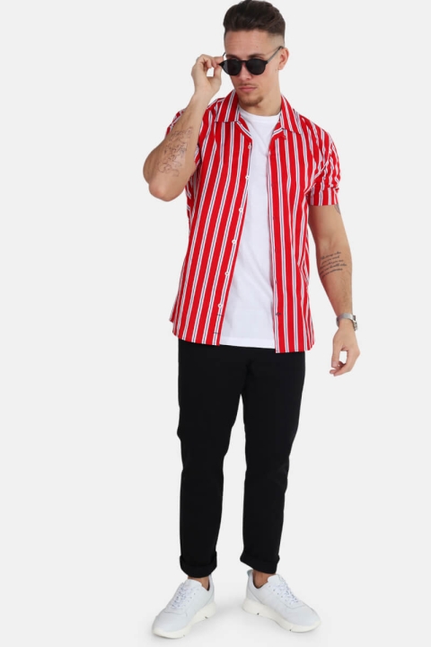 Kronstadt Cuba S/S Gr.81 Chemises Red/White/Blue