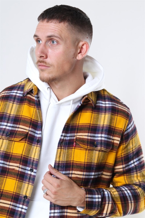 Levis Jackson Worker Chemises Golden Yellow