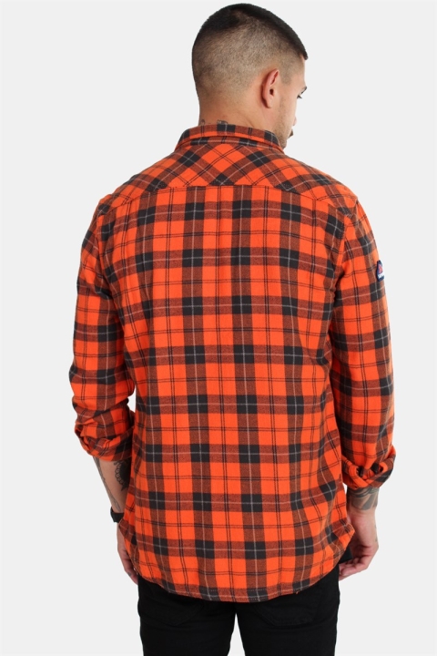 Superdry Rookie Ridge Chemises Broken Twill Orange