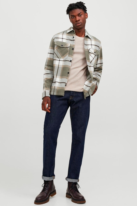 Jack & Jones Roy Check Overshirt LS Beetle