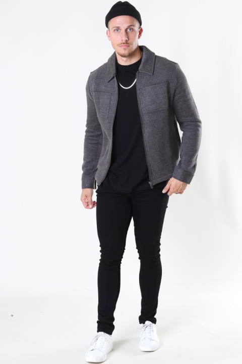 Jack & Jones Dawn Sweat Veste Grey Melange