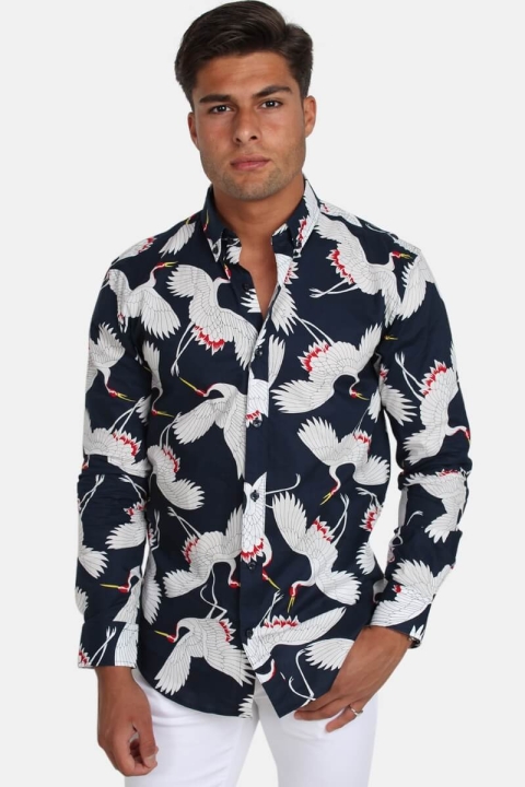 Clean Cut Sälen 56 L/S Chemises Navy