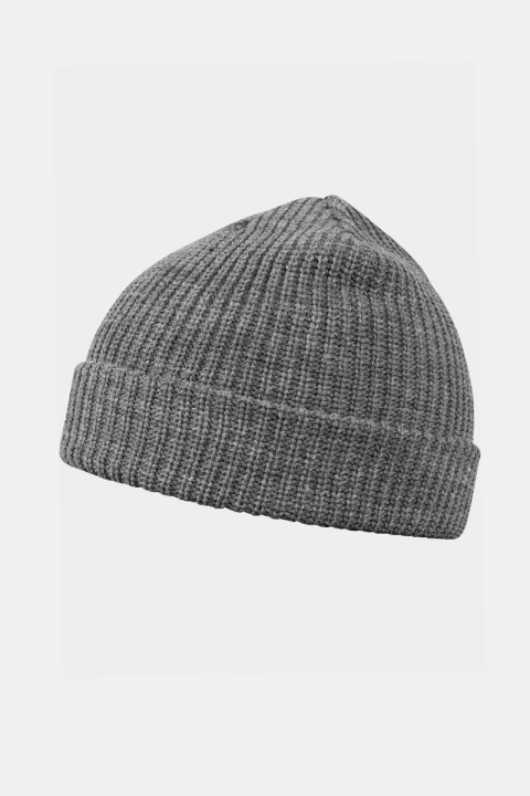 Basic Brand Fisherman Beanie Bonnet Ht Grey