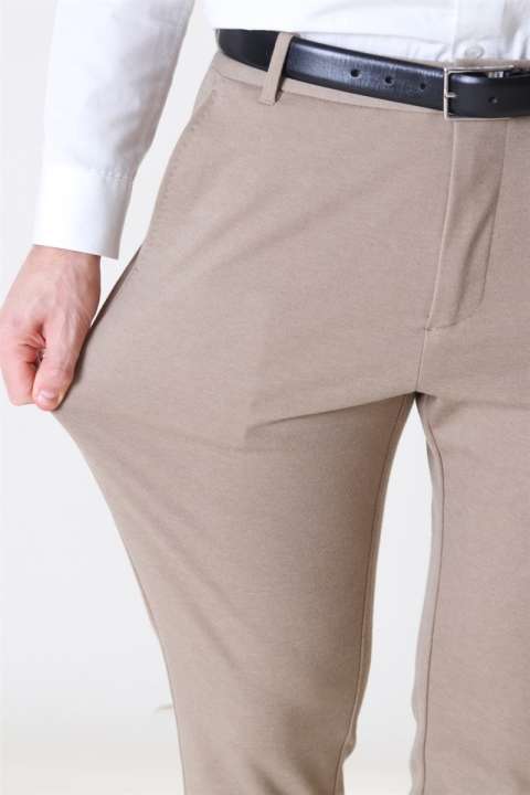 Lindbergh White Pantalon Sand Mix