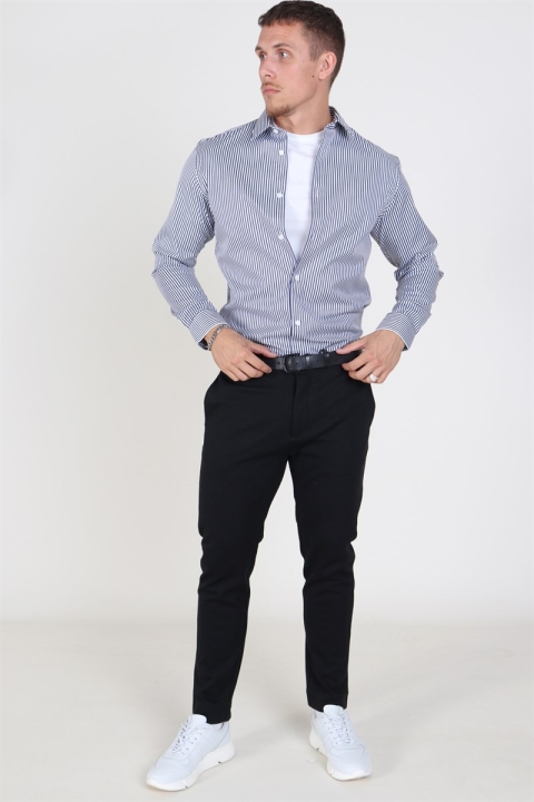 Selected Slim Pelle Chemises Dark Blue