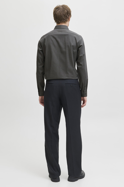 Jack & Jones Parker Wrinkle Resistant Shirt LS Dark Grey Melange