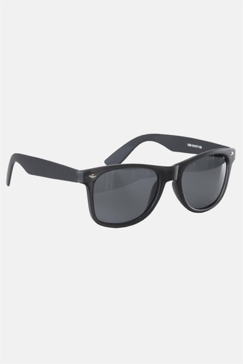 Fashion 1398 Wayfarer des lunettes de soleil Black Rubber Grey Lens