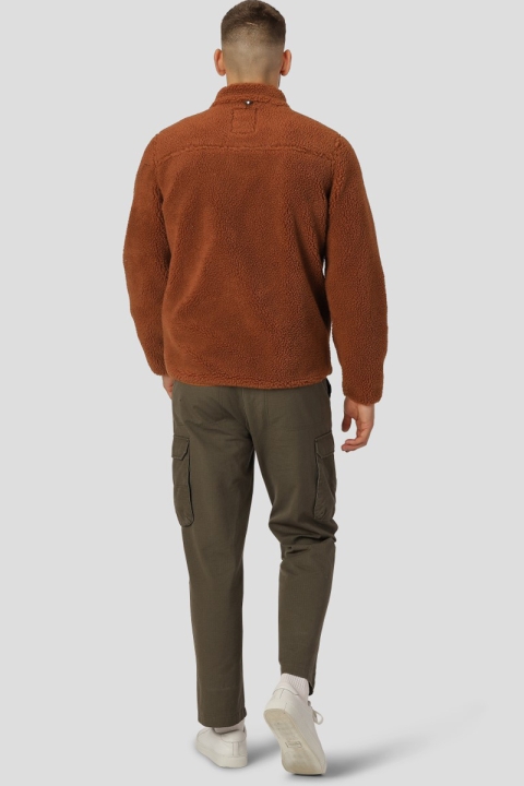 Fat Moose Hugh Fleece Veste Rust Orange