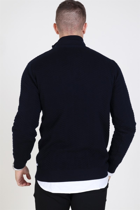 Kronstadt Carlo Half Zip Tricot Navy