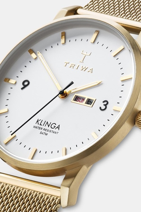 Triwa Ivory Klinga Montres Gold Mesh