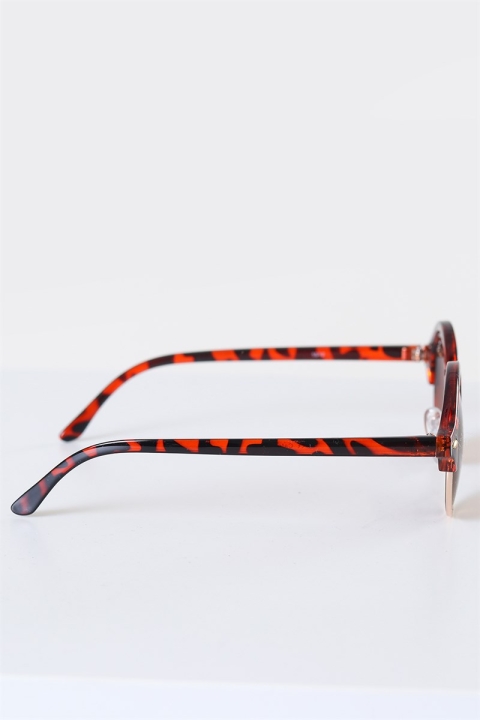 Fashion 1512 Brown Havana/Gold des lunettes de soleil Brown Gradient