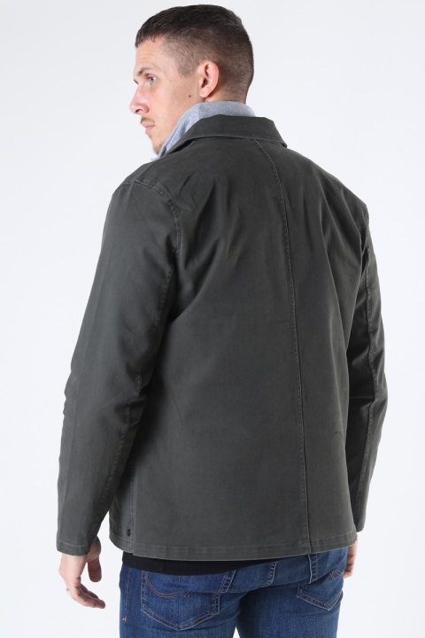 Clean Cut Copenhagen Lake Stretch Chemises LS Army