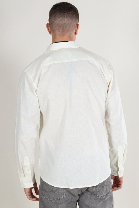 Clean Cut Copenhagen Cotton Linen Chemises Ecru